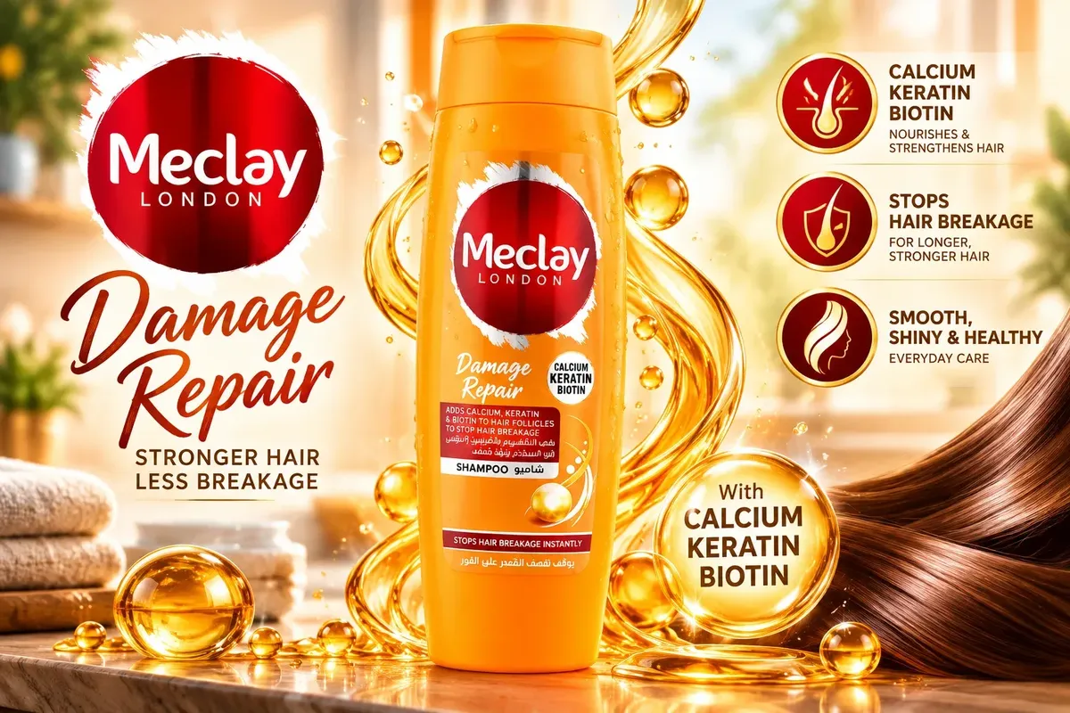 Meclay Shampoo Damage Repair 185ml